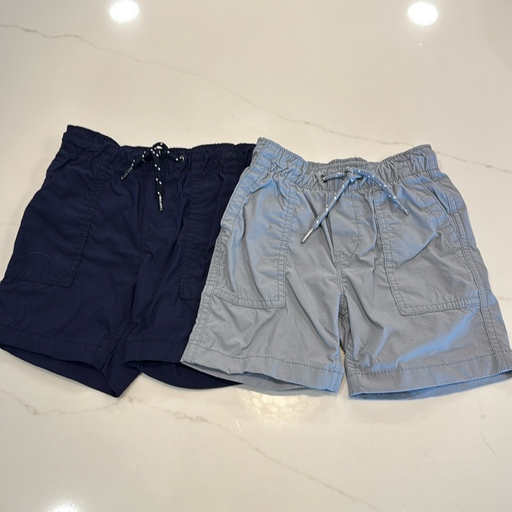 GAP Kids Drawstring Shorts - Navy & Light Blue